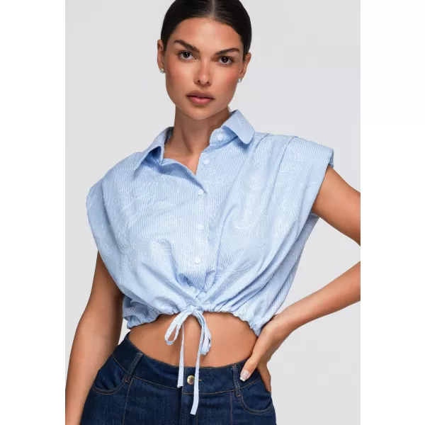  Damenhemd OMBRE OW-SH-E0057 BLAU 