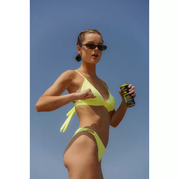  Bikinihose für Damen NORDBLANC TWINKLE NBSSS8242 LEUCHTEND GELB 