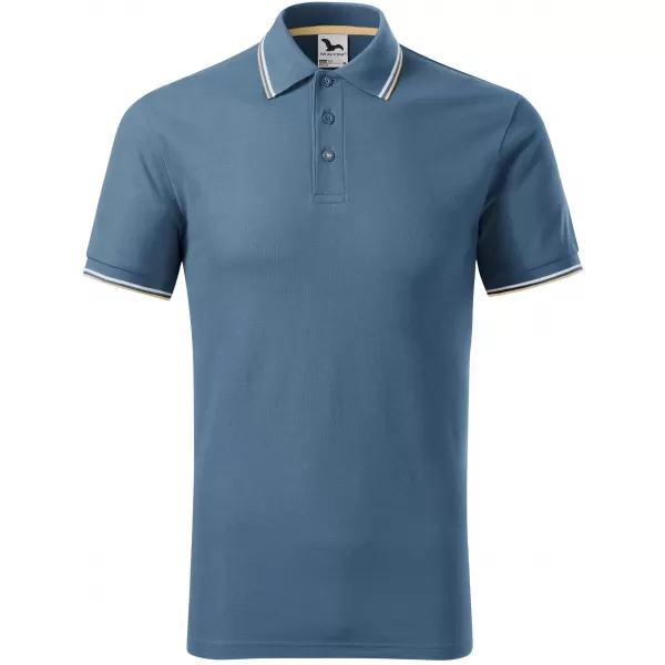  Herren-T-Shirt mit Kragen MALFINI FOCUS 232 DENIM 