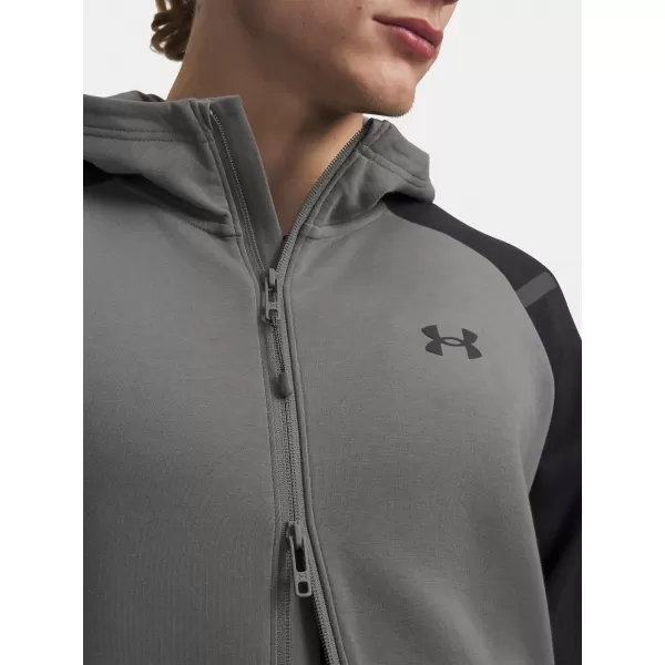  Herren-Sweatshirt UNDER ARMOUR UNSTOPPABLE FLC FZ HD EU 1389352-709 GRÜN 