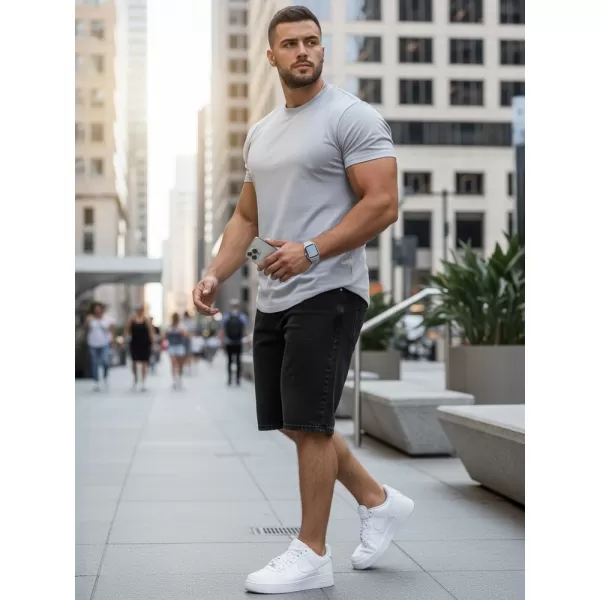  Herren-T-Shirt DSTREET RX5675 HELLGRAU 