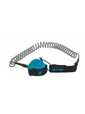 Leine WATTSUP Coiled 10 8mm SCHWARZ/BLAU