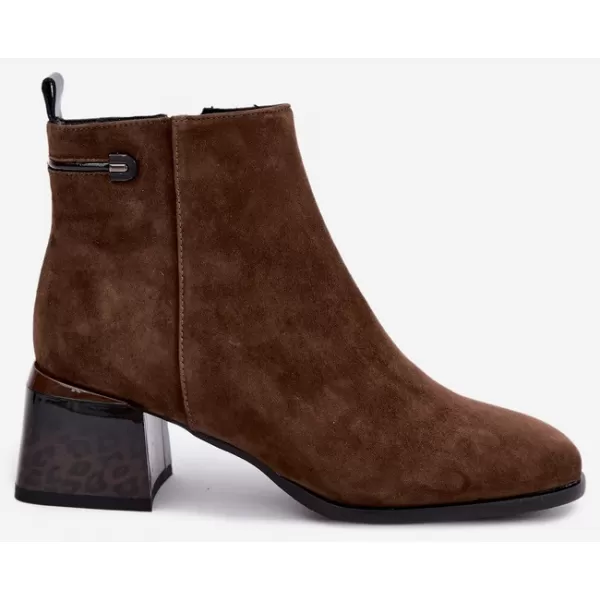  Damen-Stiefeletten BOTO 26BT24-398 KAFFEE 