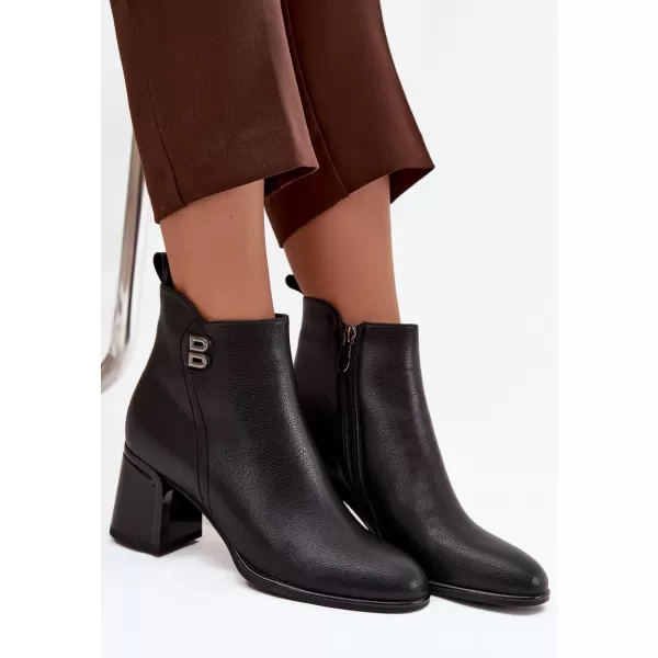  Damen-Stiefeletten BOTO 25BT24-9213 SCHWARZ 