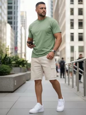 Herren-T-Shirt DSTREET RX5681 GRÜN