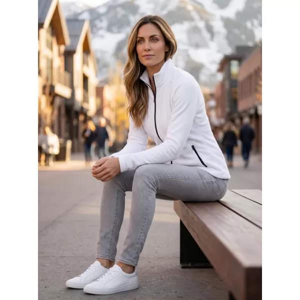  Damen-Sweatshirt aus Microfleece MALFINI FACTOR 853 WEIß 
