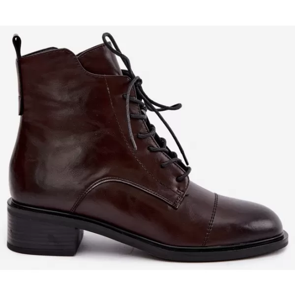  Damen-Stiefeletten BOTO 25BT24-9234 BRAUN 