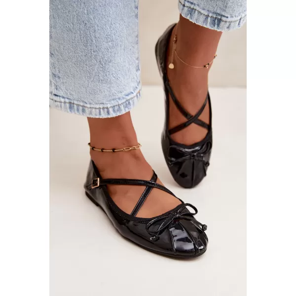  Ballerinas für Damen BOTO 6625-1 SCHWARZ 