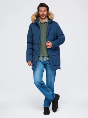 Herrenparka OMBRE OM-JALJ-0310 MARINEBLAU
