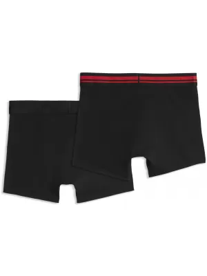 Herren-Boxershorts PUMA MEN EVERYDAY PLACED LOGO BOXER 2P 93847618 ROTE KOMBINATION