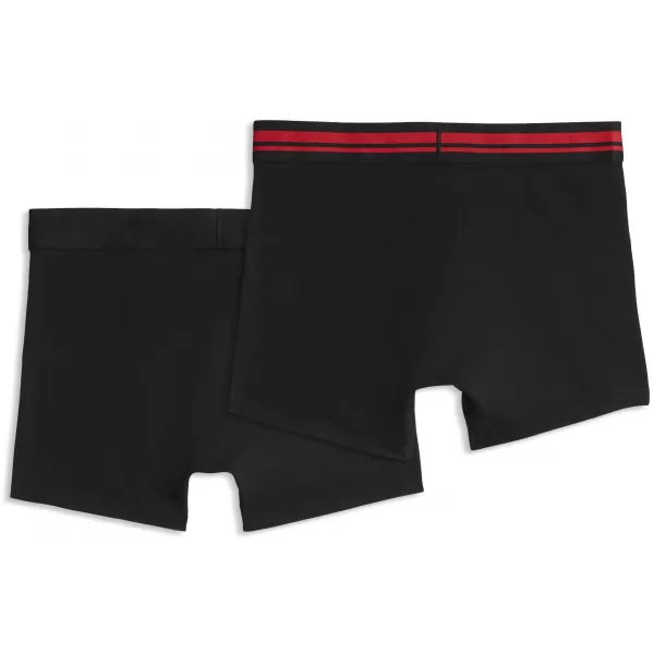  Herren-Boxershorts PUMA MEN EVERYDAY PLACED LOGO BOXER 2P 93847618 ROTE KOMBINATION 
