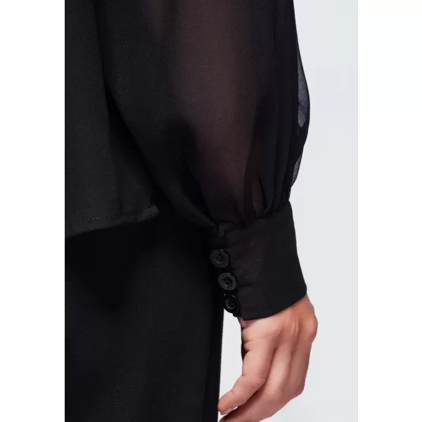  Damenbluse OMBRE OW-TS-E0085 SCHWARZ 