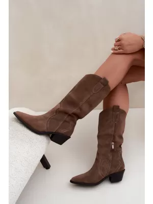 Damenstiefel BOTO 5312 KHAKI