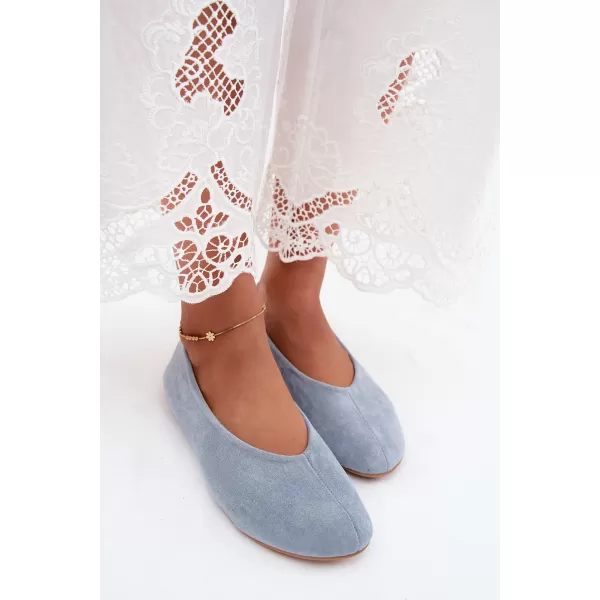  Ballerinas für Damen BOTO JH581 BLAU 