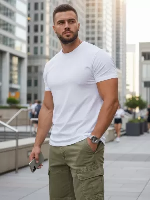 Herren-T-Shirt DSTREET RX5674 WEIß
