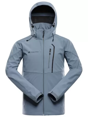 Herren-Softshelljacke ALPINE PRO HOOR 2 ASHLEY BLAU