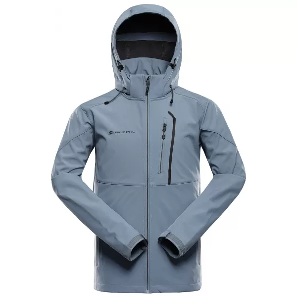  Herren-Softshelljacke ALPINE PRO HOOR 2 ASHLEY BLAU 