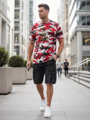 Herren-T-Shirt DSTREET NX2002R-RW-M ROT