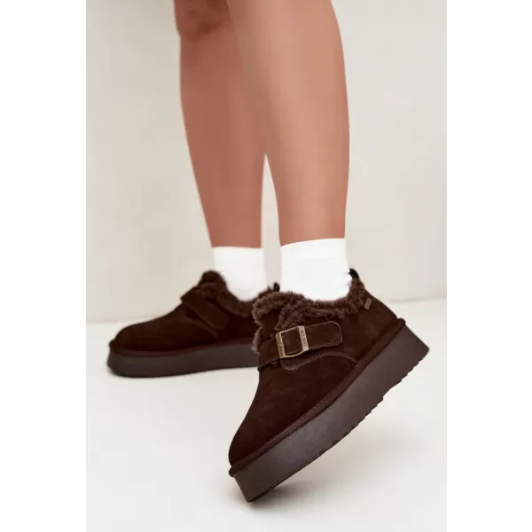  Schneemänner für Frauen BIG STAR SHOES UU274319 BRAUN/BEIGE 