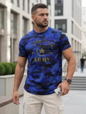 Herren-T-Shirt DSTREET NX2002R-RB-M BLAU