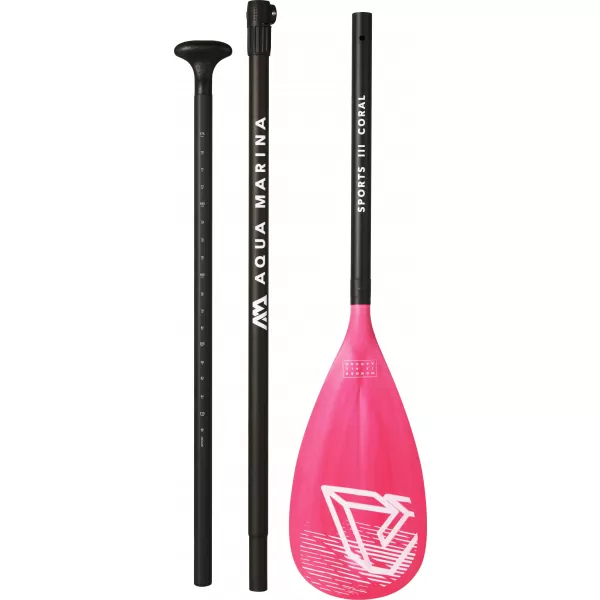  Paddeln AQUA MARINA Sports III Coral ROSA/SCHWARZ 