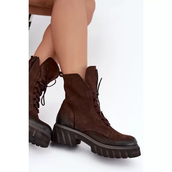  Damenschuhe ZAZOO 1850 SCHOKOLADE 