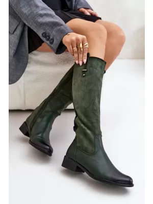 Damenstiefel BOTO ASA198-22 OLIVE