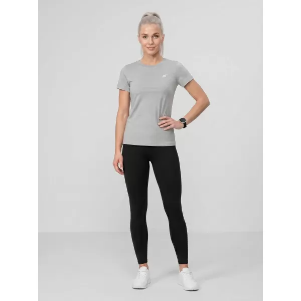 Damen-T-Shirt 4F WMM00TTSHF3306 KALTE HELLGRAUE MELANGE 