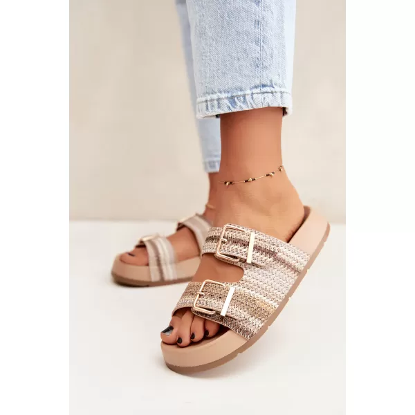  Damenhausschuhe BOTO 2040 KHAKI 