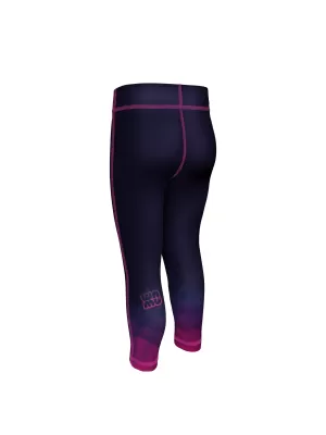 Funktionsleggings für Kinder WAMU MOZAIKA DUNKELVIOLETT