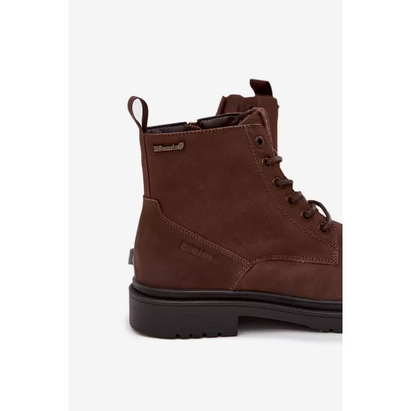  Herren-Stiefeletten BIG STAR SHOES OO174149 BRAUN/BEIGE 