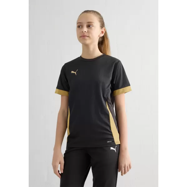  Kinder-Sportshirt PUMA TEAMGOAL MATCHDAY JERSEY JR 70574828 PUMA SCHWARZ/PUMA GOLD/MATTGOLD 