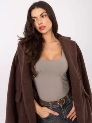 Damenoberteil SUBLEVEL D12099M02803A DUNKELBEIGE