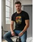 Herren-T-Shirt DSTREET NX052R SCHWARZ