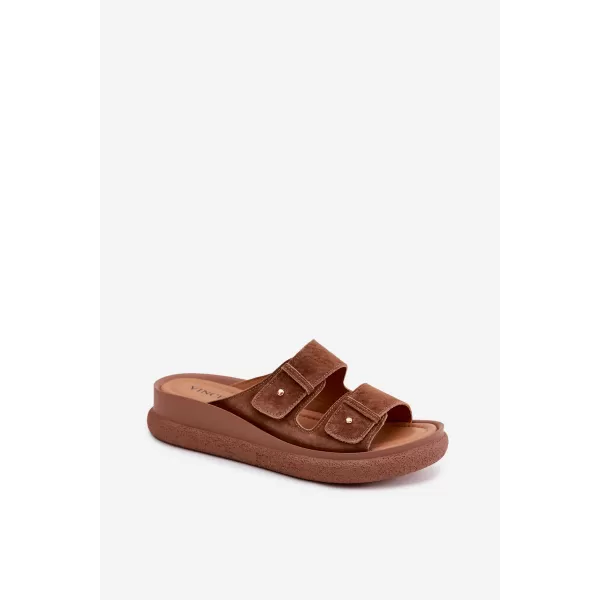  Damenhausschuhe VINCEZA 66916 KAMEL 