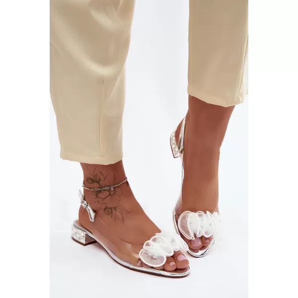  Damensandalen D&A MR61-9002 SILBER 