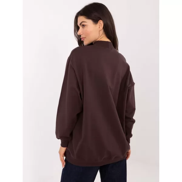  Damen-Sweatshirt BASIC FEEL GOOD RV-BL-5185.70P DUNKELBRAUN 