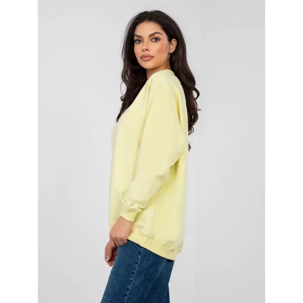  Damen-Sweatshirt BASIC FEEL GOOD RV-BL-5185.93P LEUCHTEND GELB 