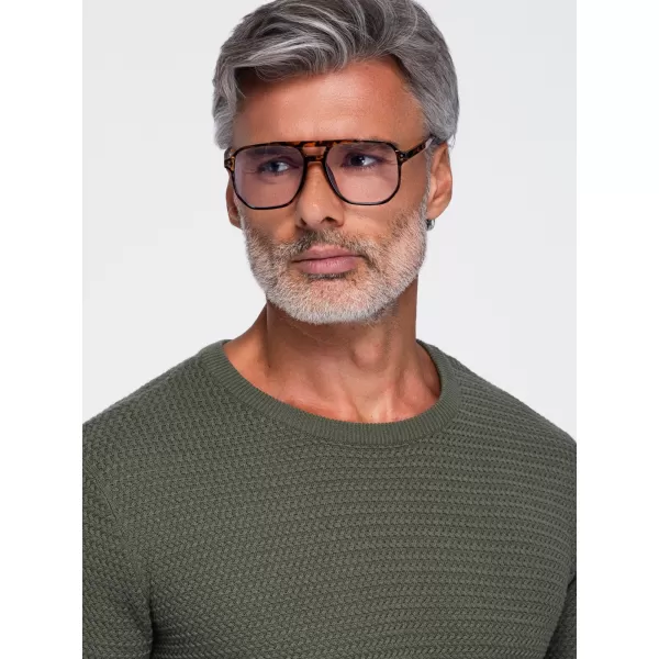  Herrenpullover OMBRE OM-SWSW-0119 OLIVE 