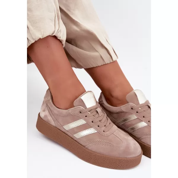  Damen-Sneaker D&A LR62-7107 BRAUN 