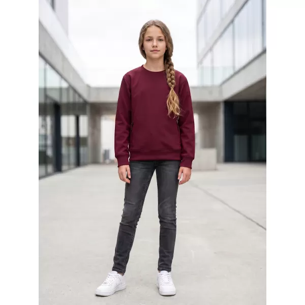  Kinder-Sweatshirt MALFINI CREW 427 GRANAT 