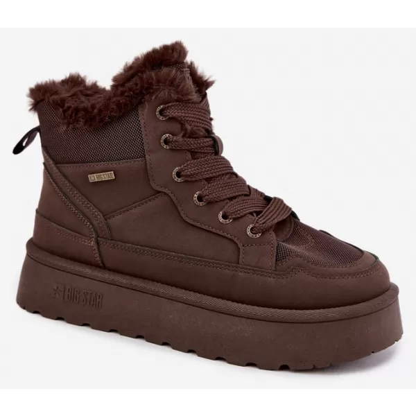  Damenschuhe BIG STAR SHOES UU274168 BRAUNE/BEIGE SCHATTEN 