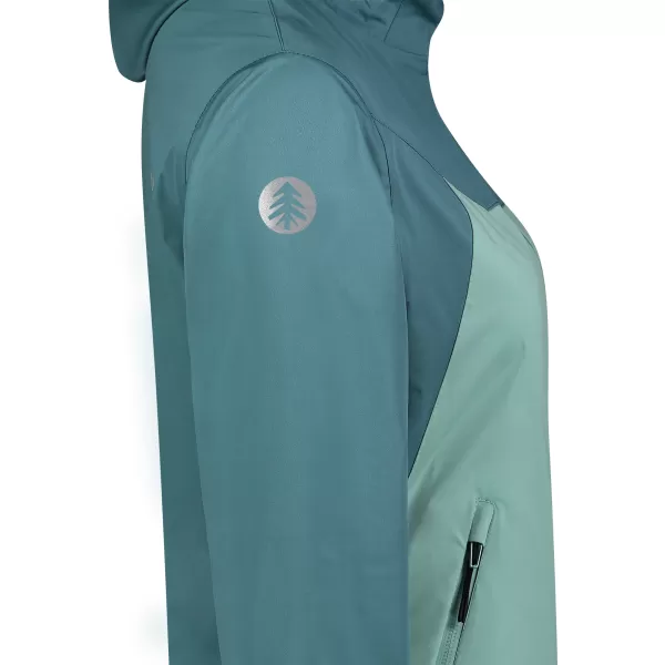  Softshelljacke für Damen NORDBLANC OUTLAND NBSSL8324 GRÜN/GRAU 