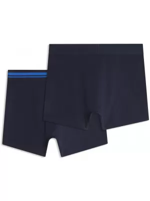 Herren-Boxershorts PUMA MEN EVERYDAY PLACED LOGO BOXER 2P 93847619 MARINEBLAU/BLAU