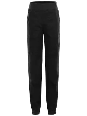 Baumwollhose für Damen ALPINE PRO ZAMENA SCHWARZ