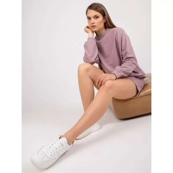  Damen-Sweatshirt BASIC FEEL GOOD AP-BL-A-R001 DUNKELROSA 
