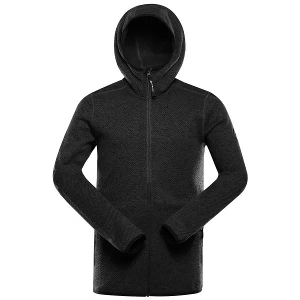  Warmer Herrenpullover ALPINE PRO ZEG 3 SCHWARZ 