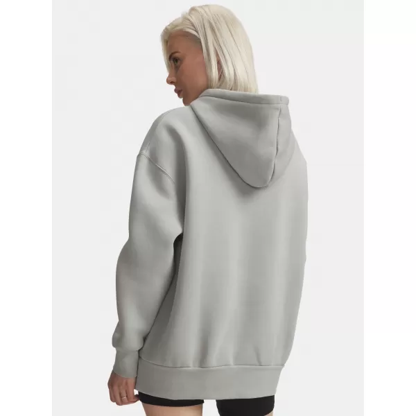  Damen-Sweatshirt UNDER ARMOUR ICON FLEECE OS HOODIE 1379495-069 GRAU 