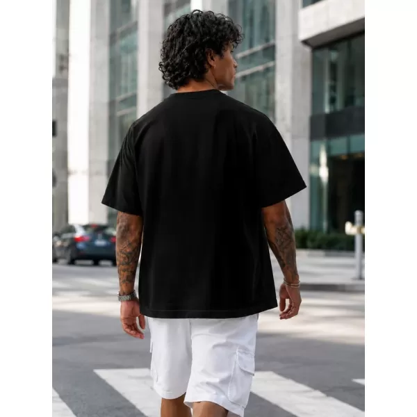  Herren-T-Shirt DSTREET NX1017R-BK-O SCHWARZ 