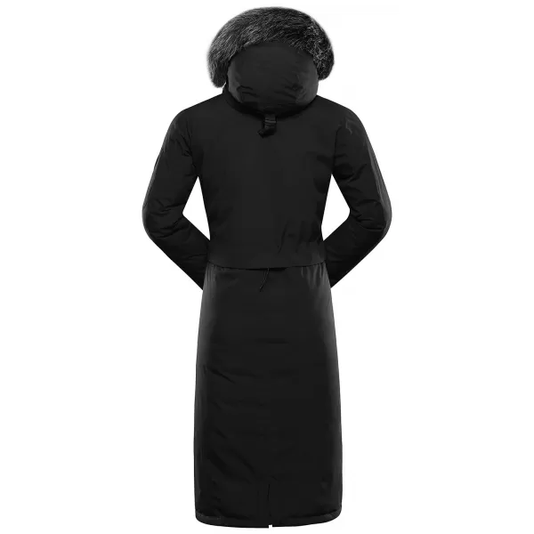  Wintermantel für Damen ALPINE PRO WUSSA 2 SCHWARZ 